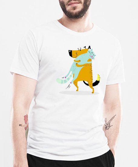 Чоловіча футболка Пёс и кот
