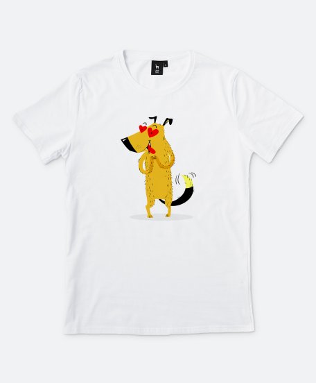 Чоловіча футболка Влюбленный пёс