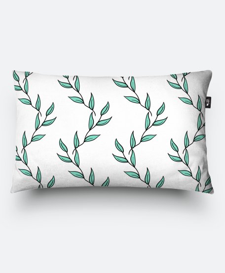 Подушка прямокутна Яскраве листя