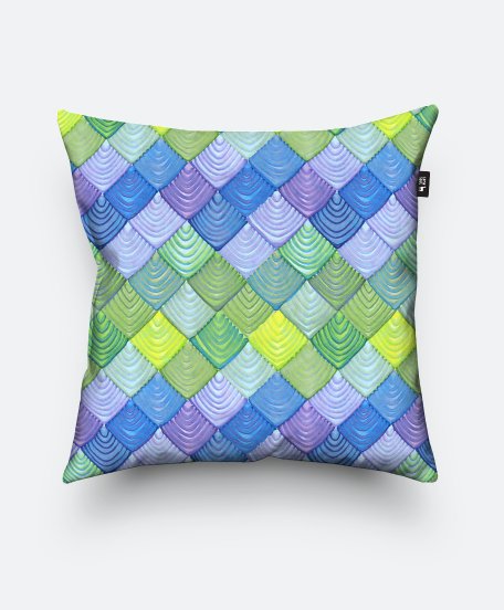 Подушка квадратна Geometric pastel pattern