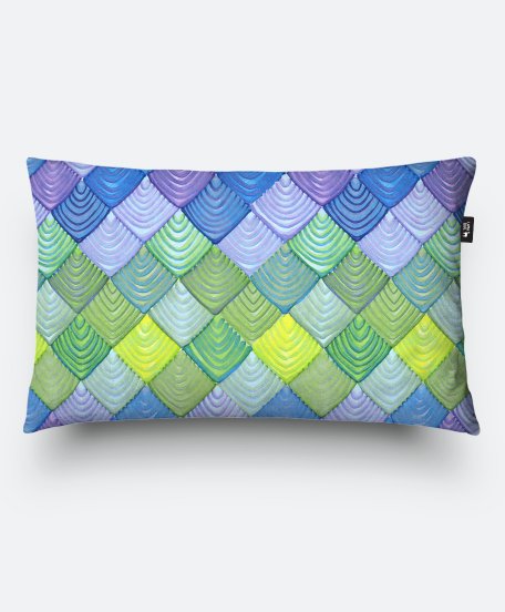 Подушка прямокутна Geometric pastel pattern