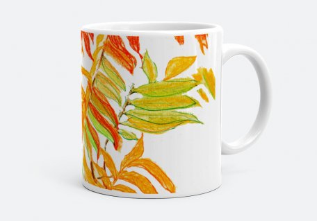 Чашка Осенние листики 