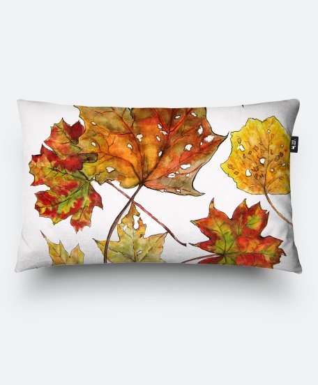 Подушка прямокутна Осенние листики 