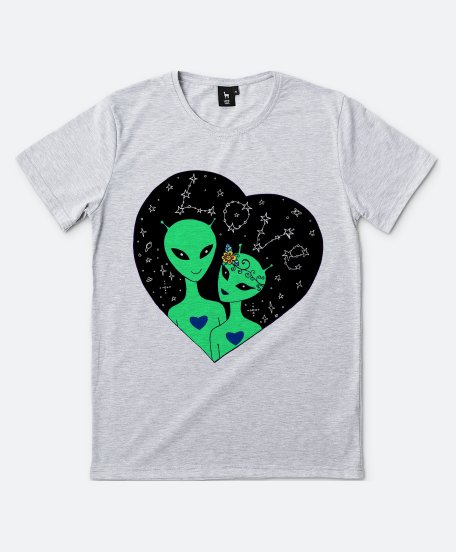 Чоловіча футболка Extraterrestrial love