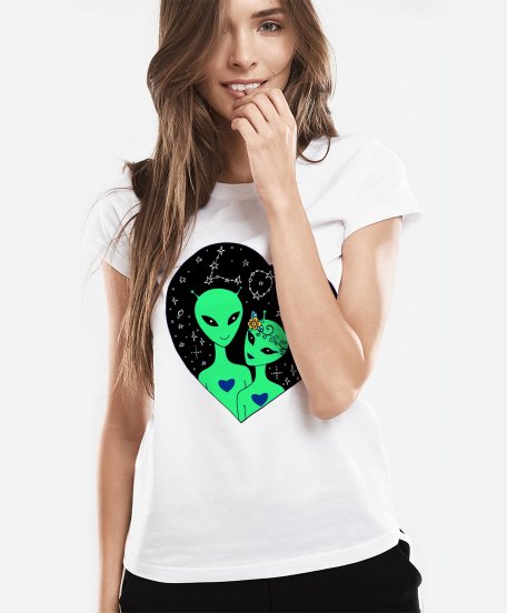Жіноча футболка Extraterrestrial love