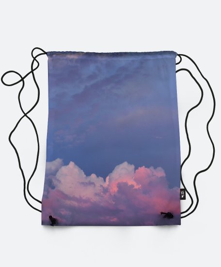 Рюкзак Розовый закат и облака