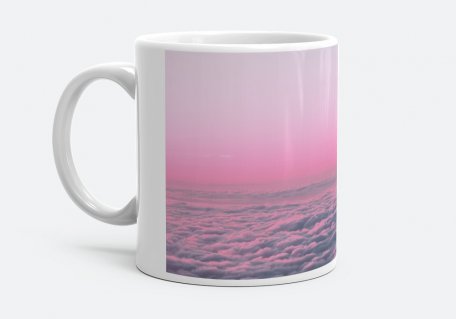 Чашка Розовый закат над облаками