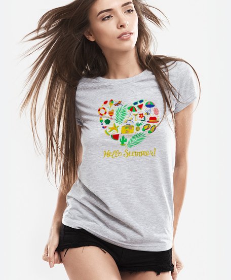 Жіноча футболка Summer heart