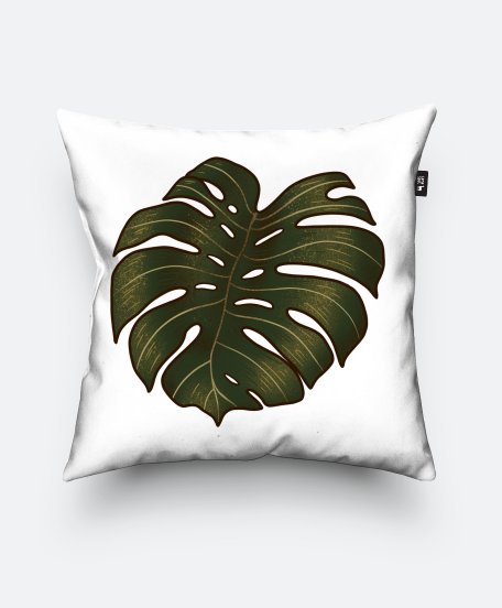 Подушка квадратна Тропический лист