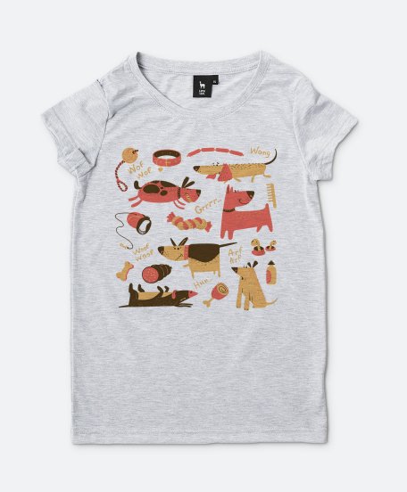 Жіноча футболка Собачья тема