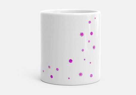 Чашка floral background