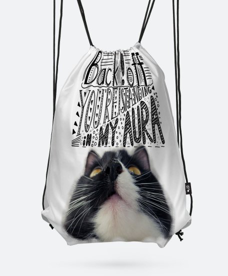 Рюкзак Смешной кот с фразой