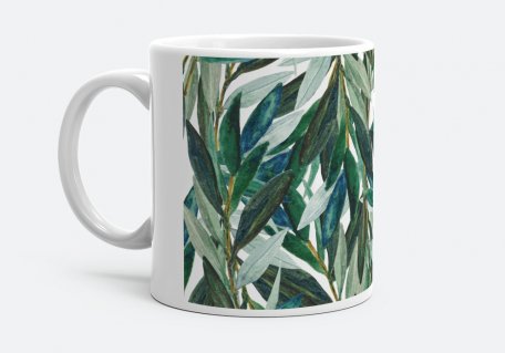Чашка Оливковые листья