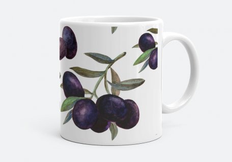Чашка Черные оливки