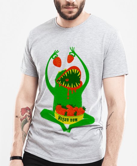 Чоловіча футболка Vegan now