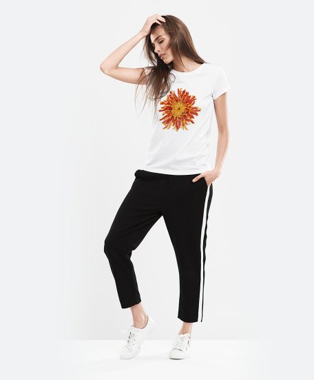 Жіноча футболка Хризантема 