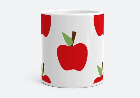 Чашка Червоні яблука