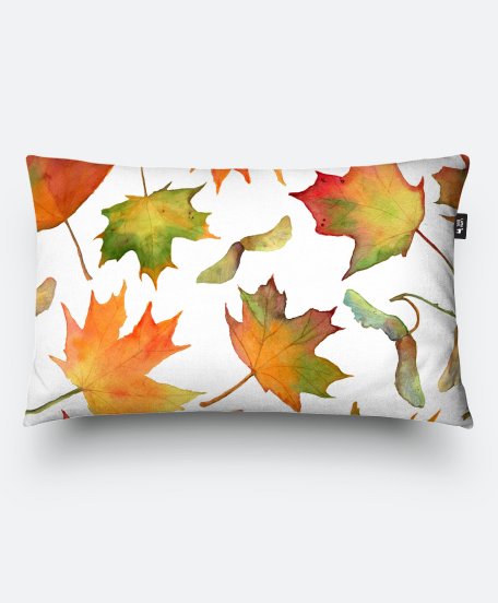 Подушка прямокутна Кленовые листья