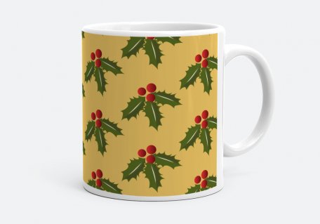 Чашка Рождественский падуб
