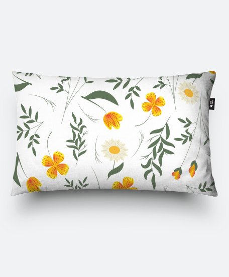 Подушка прямокутна Квітковий луг | Flower meadow