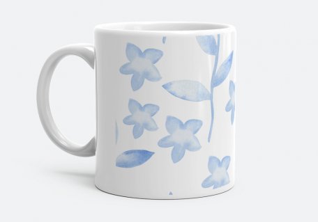 Чашка Акварельний і блакитний