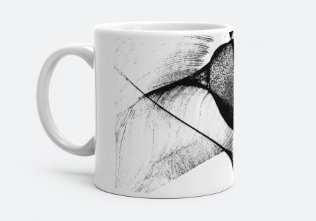 Чашка Абстрактный рисунок нитью 7