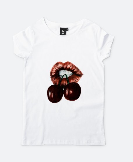 Жіноча футболка Cherry Lips