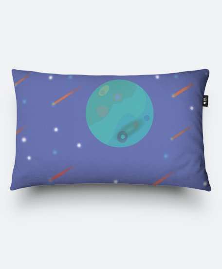 Подушка прямокутна Космос, комета