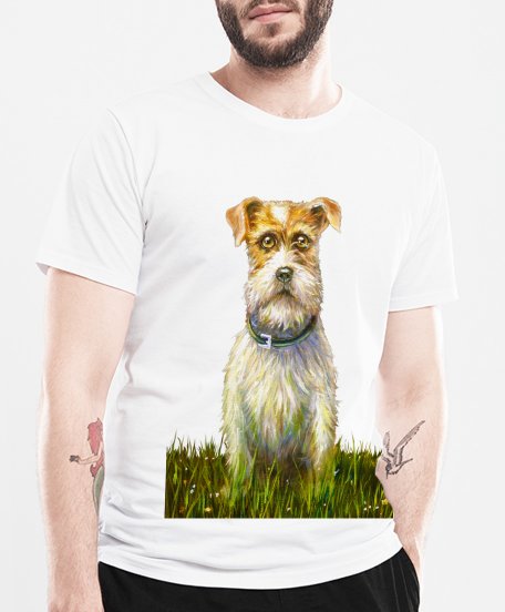 Чоловіча футболка Кареглазая собака