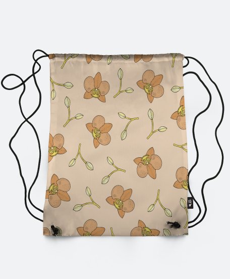 Рюкзак Узор с орхидеями