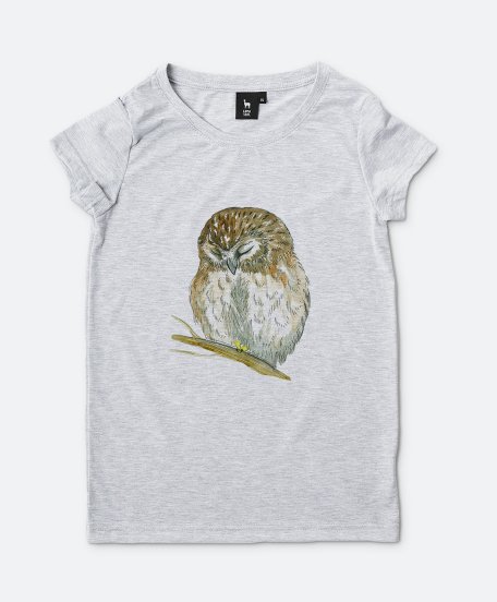 Жіноча футболка Sleepy owl