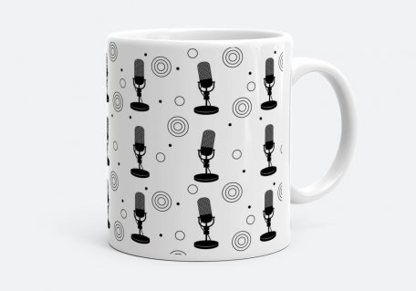 Чашка Вінтажний мікрофон