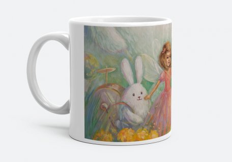 Чашка Кролики. Пісня серед квітів