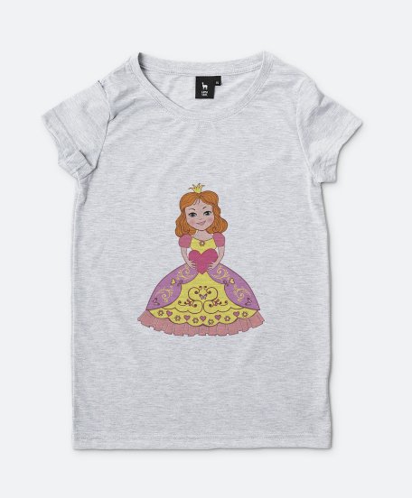 Жіноча футболка Little princess with a heart