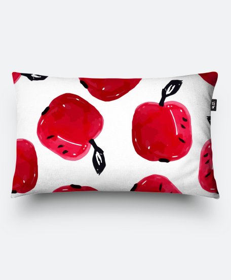 Подушка прямокутна Яблочки