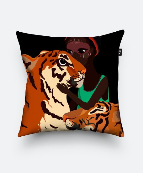 Подушка квадратна Тигр