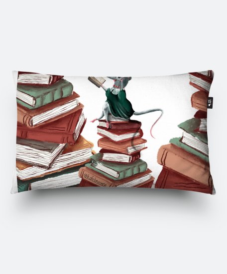 Подушка прямокутна Книжкова
