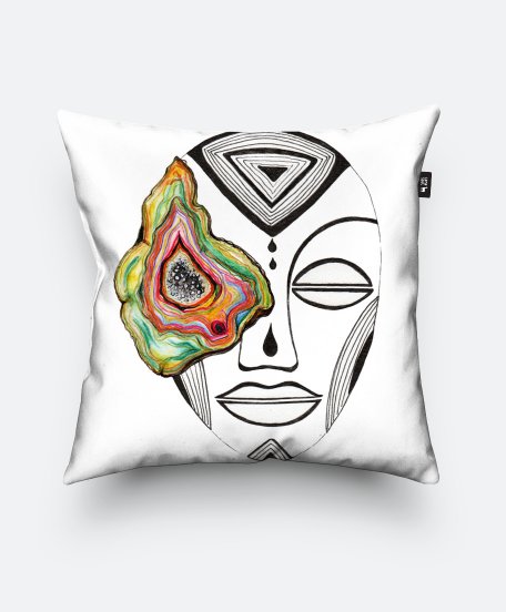 Подушка квадратна Agate Mask