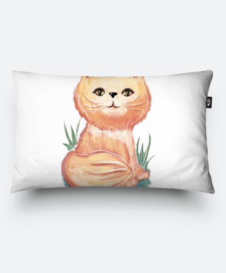 Подушка прямокутна Red cat