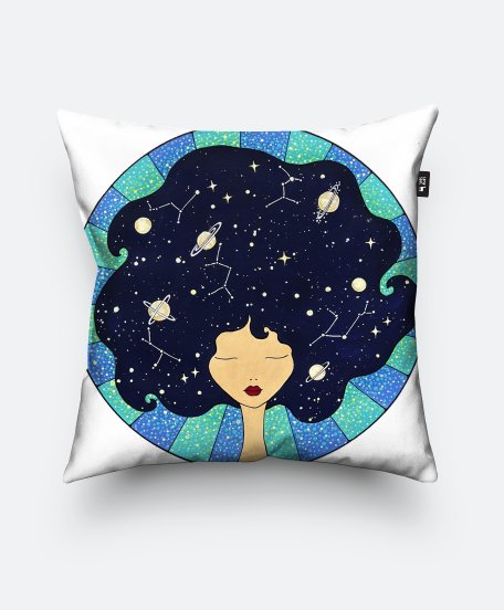 Подушка квадратна  Space Girl