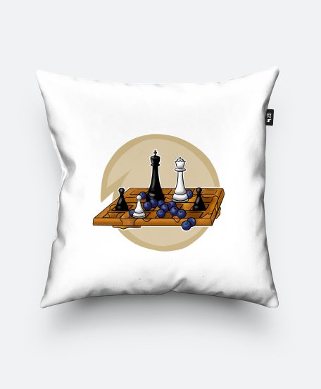 Подушка квадратна Гра у вафельні шахи