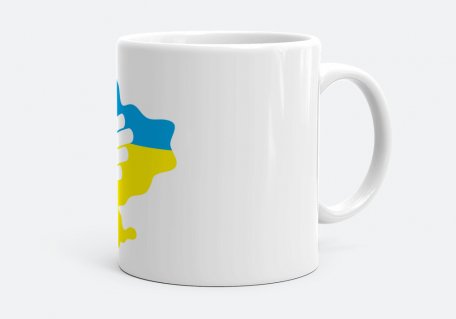 Чашка В моєму серці Україна