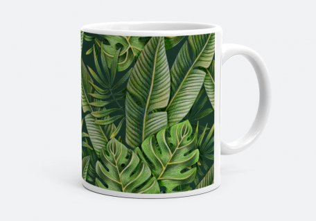 Чашка Тропічне листя