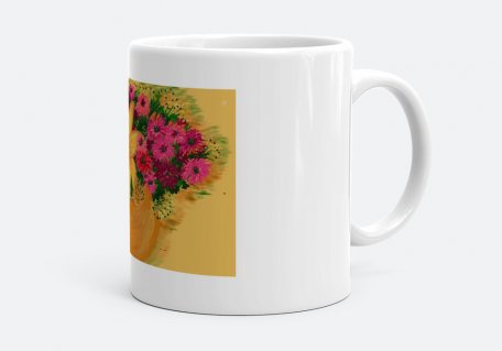 Чашка Квіти в горщику