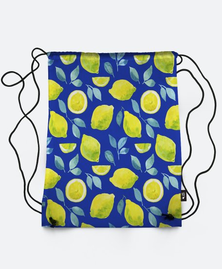Рюкзак Lemon watercolour pattern