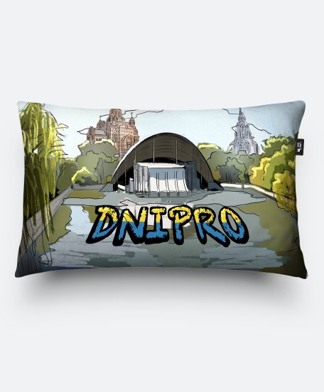 Подушка прямокутна Dnipro