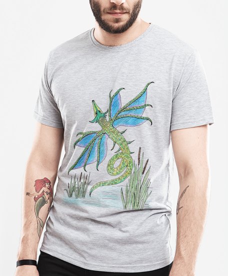 Чоловіча футболка болотный дракончик