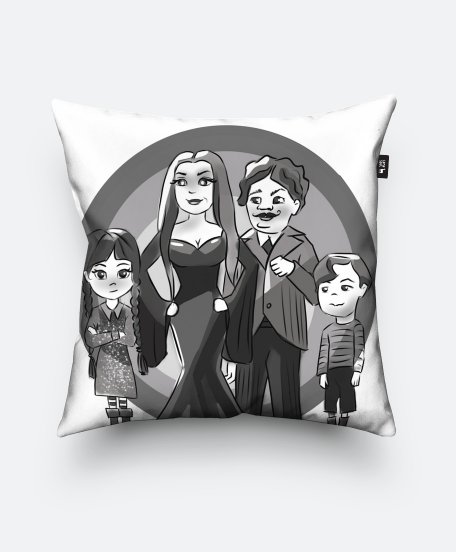Подушка квадратна Сімейка Адамсів (Addams Family)