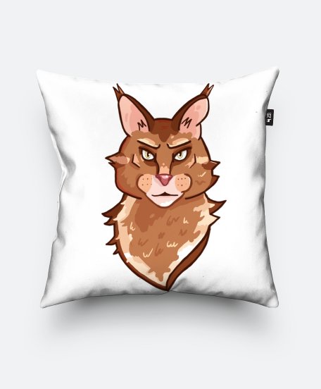 Подушка квадратна Кіт