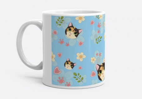 Чашка Весна і котики